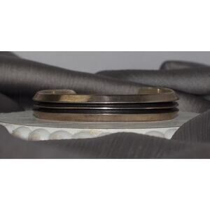 Navajo Tom Hawk Sterling Silver Cuff Bracelet 27G / 6.5in